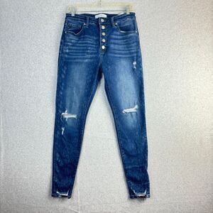 KanCan High Rise Button Fly Ankle Skinny size 11/29